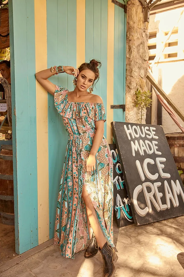 Goddess Maxi Dress - Cuban Sun
