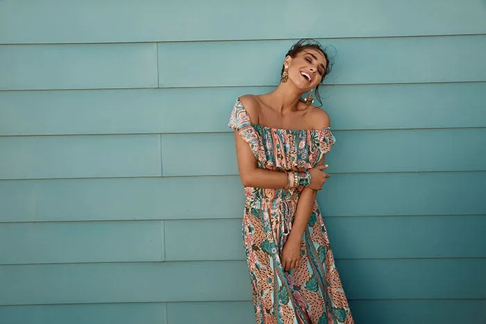 Goddess Maxi Dress - Cuban Sun