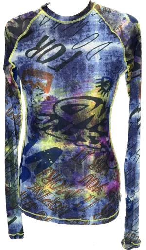 Graffiti Raglan Top