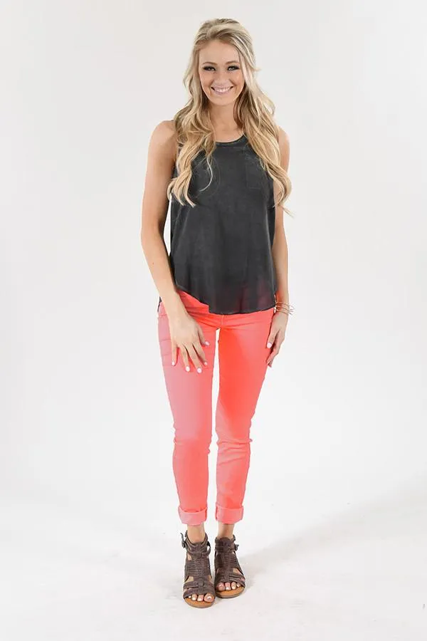 Great Escape Tank ~ Charcoal