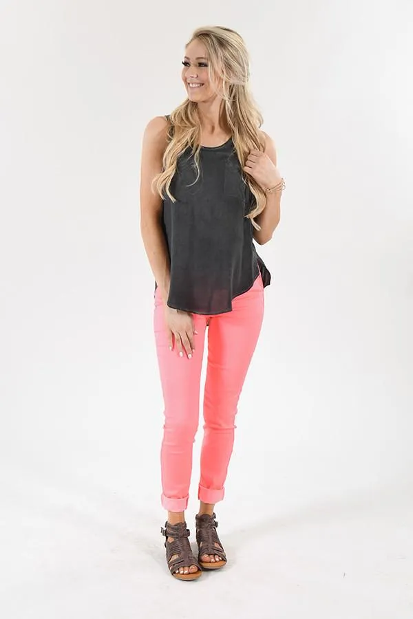 Great Escape Tank ~ Charcoal