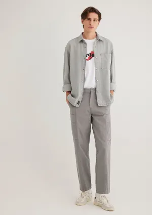 Grey Cargo Pants