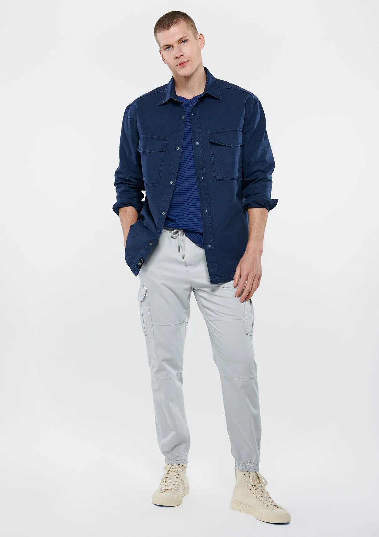 Grey Cargo Pants