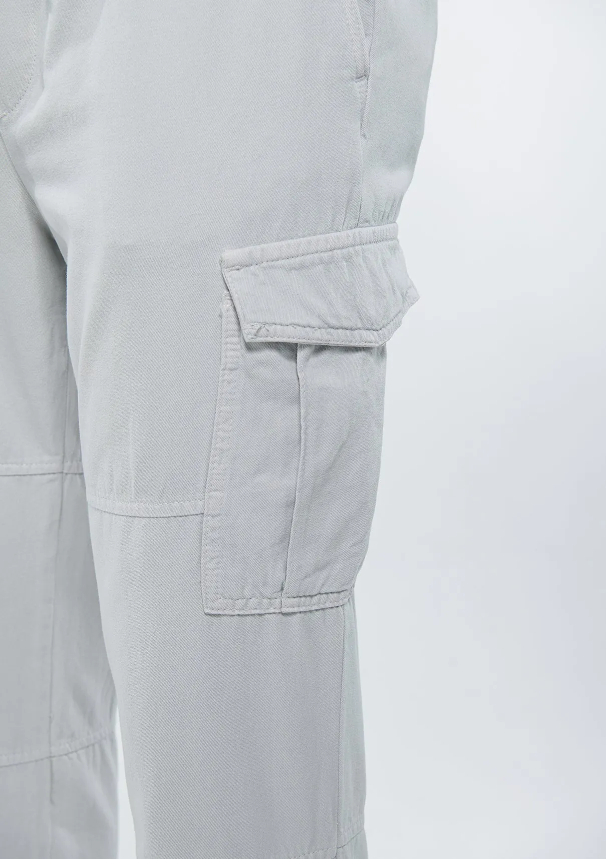Grey Cargo Pants