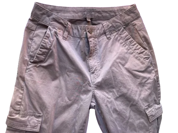 GUESS Beige Cotton Cargo Pants