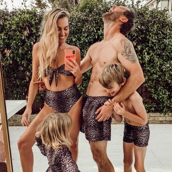 Hank Board Shorts Final Sale - Kitty Leopard