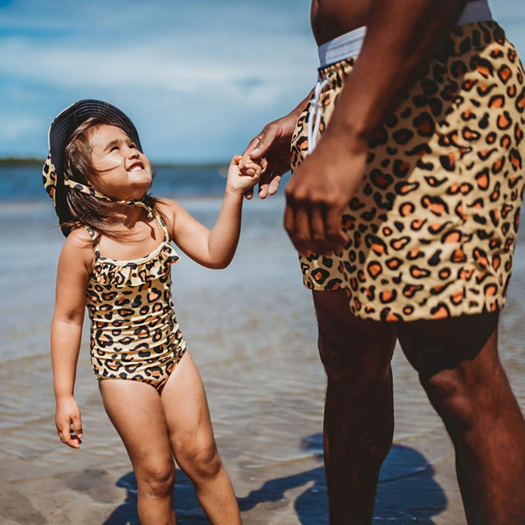 Hank Board Shorts Final Sale - Sun Leopard