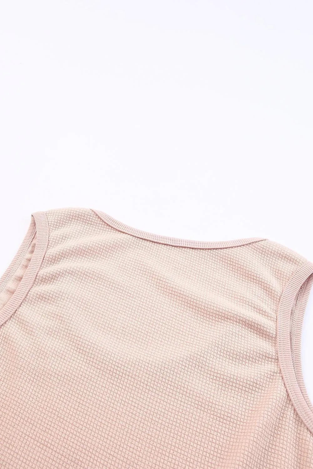 Hazel Blues® | Waffle-Knit Scoop Neck Tank Top