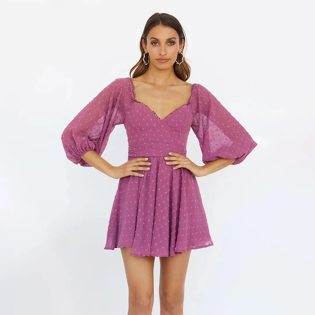 HEART EYES FOR YOU DRESS PURPLE