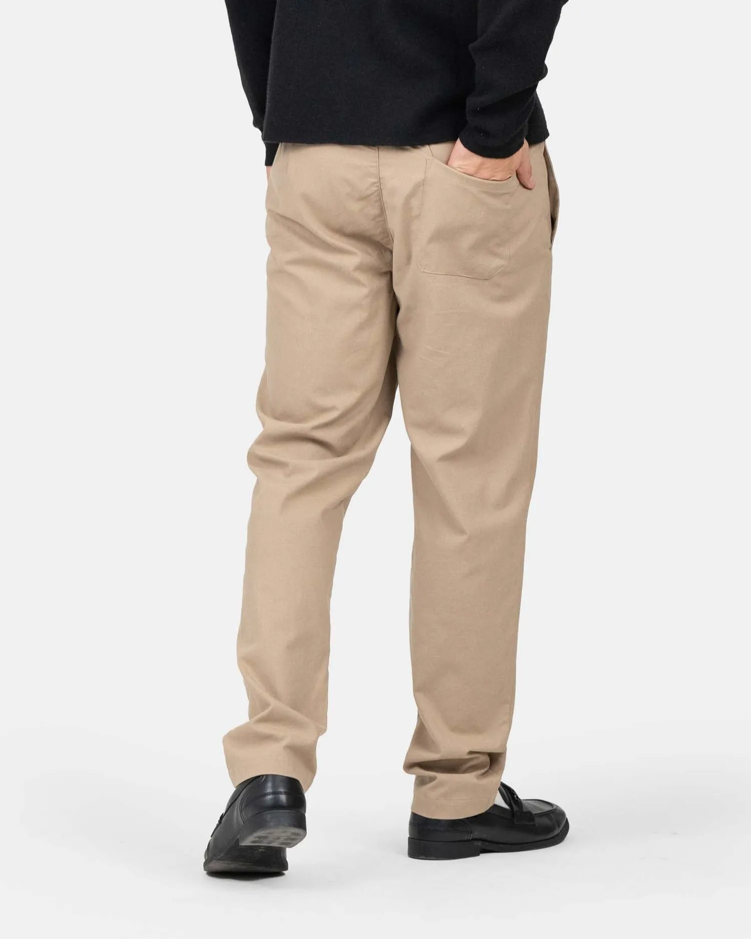 Heavyweight Linen Pants Mocha