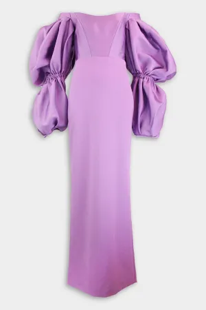 Hedera Maxi Dress in Dark Lilac