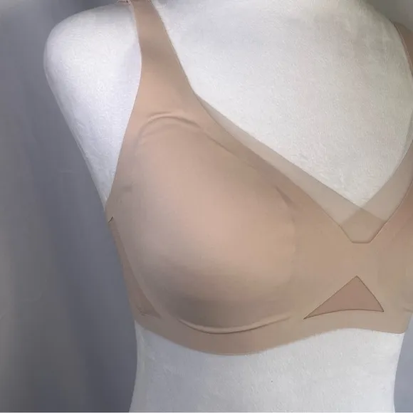 HoneyLove Crossover Bra Wire-free with adjustable straps Sand (Beige) Size 32B/C