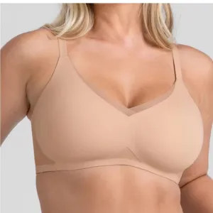 HoneyLove Crossover Bra Wire-free with adjustable straps Sand (Beige) Size 32B/C