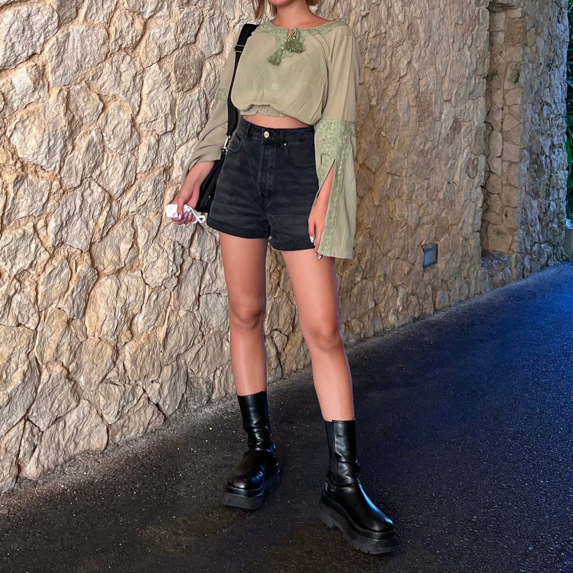 HTH lace casual shirt tops