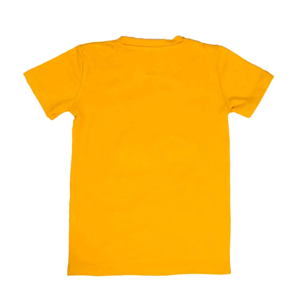 Infants New York T-Shirt For Girls - Saffron | Bachaa Party Baby Clothes Girls Tops & T-Shirts
