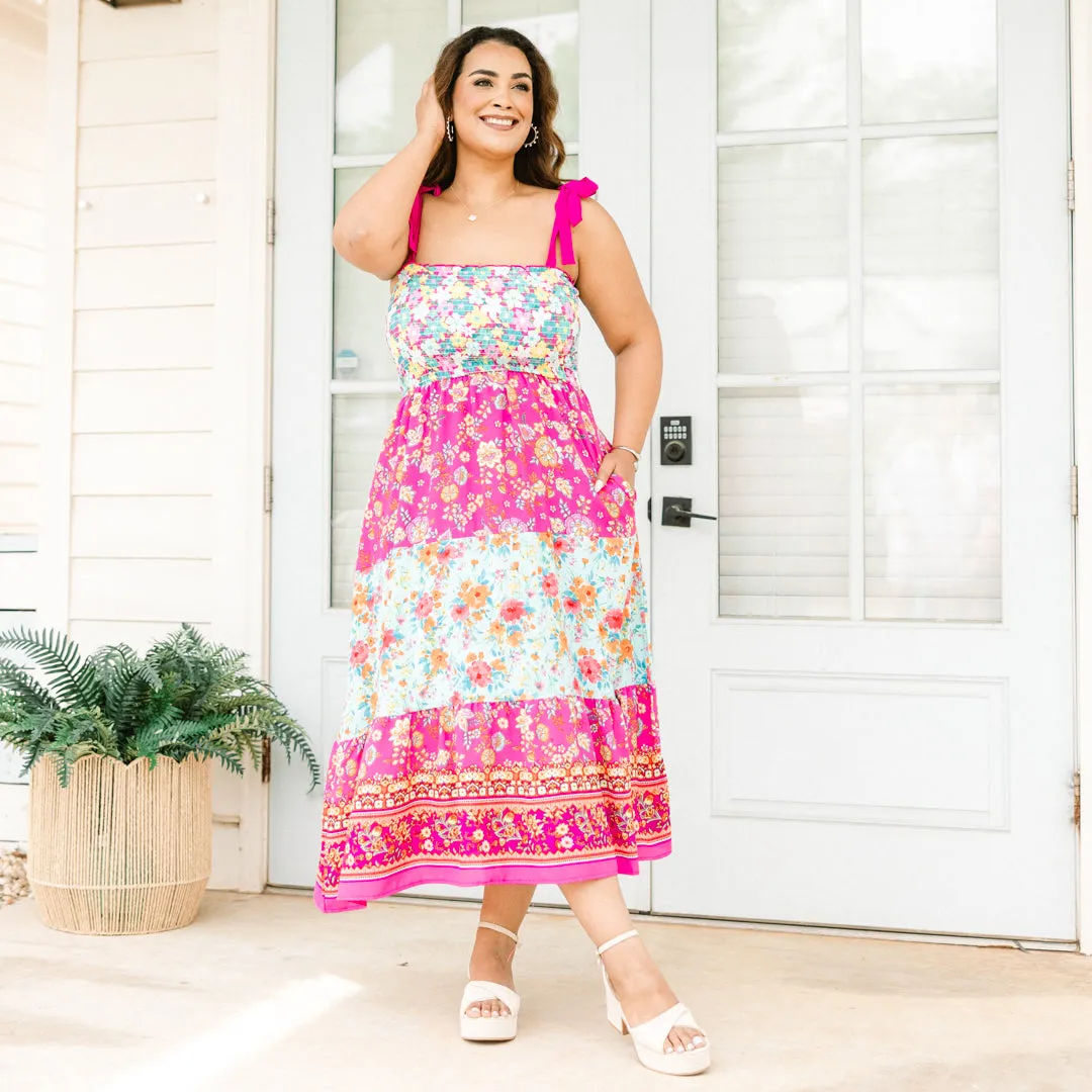 Into The Sunset Dress, Pink