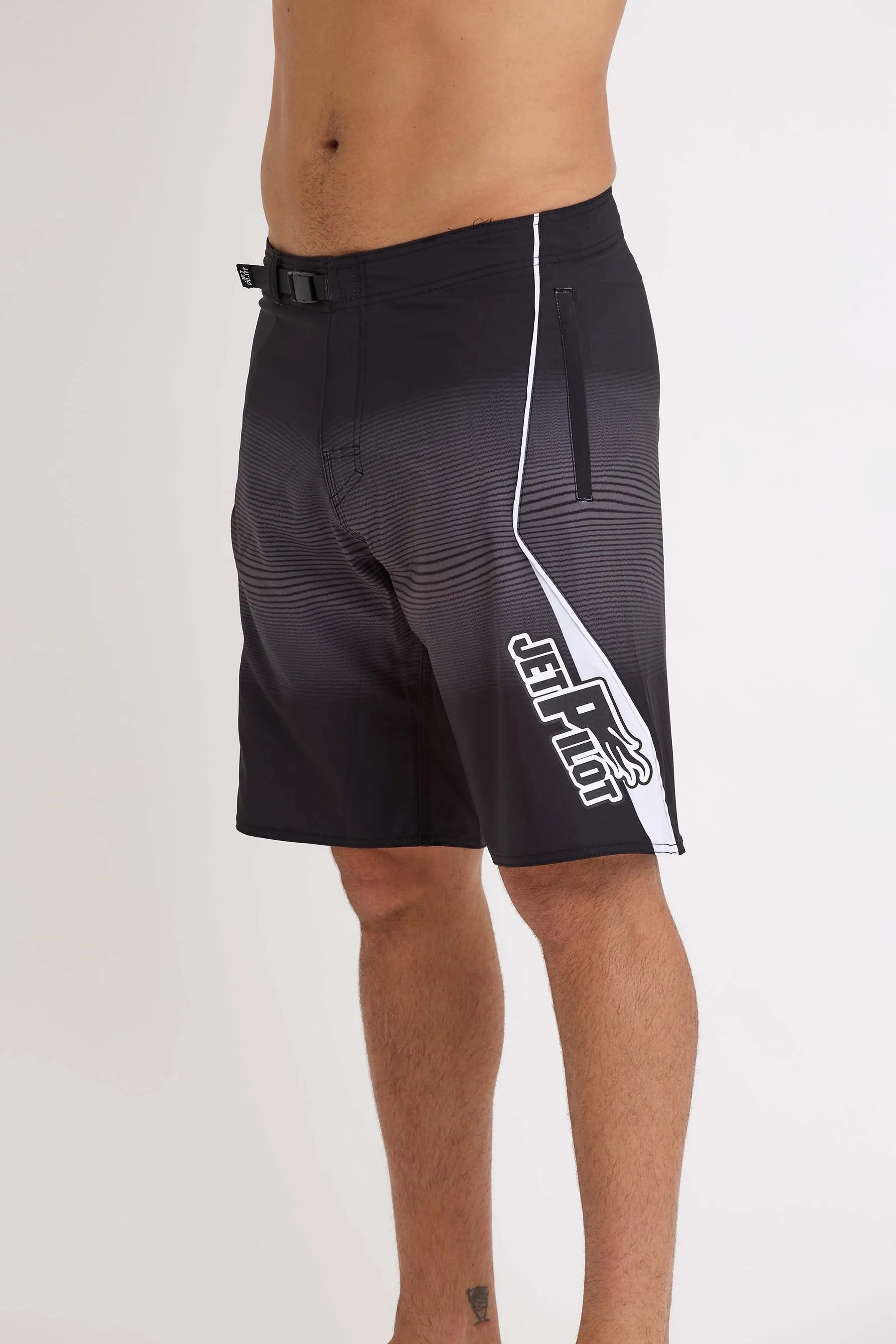 Jetpilot Pulse Streamliner Boardshort - Black
