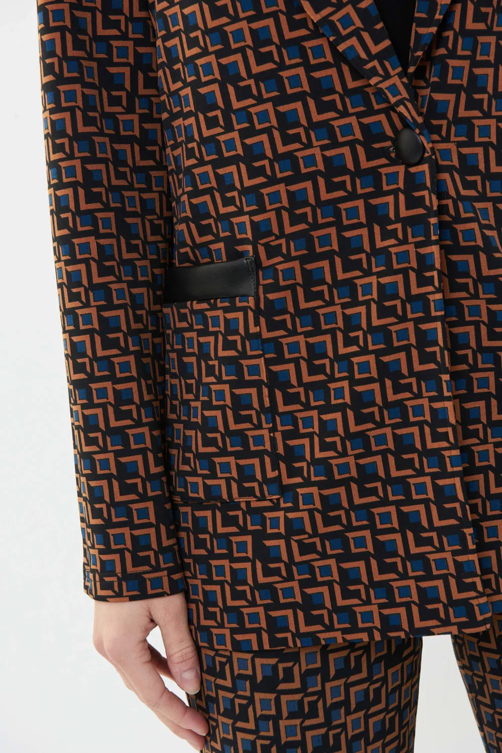 Joseph Ribkoff Black/Multi Blazer Style 223130