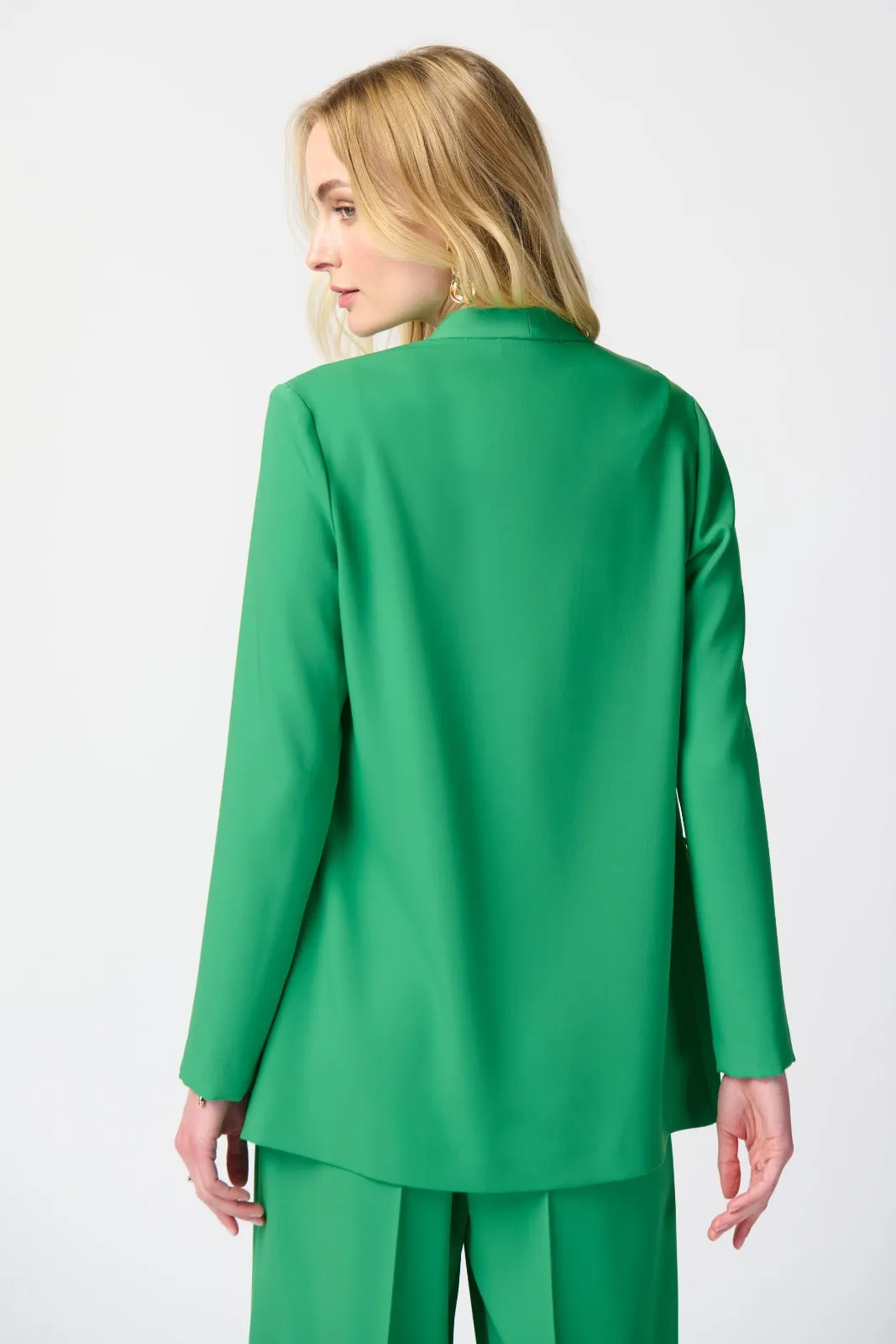 Joseph Ribkoff Island Green Straight Blazer Style 241148