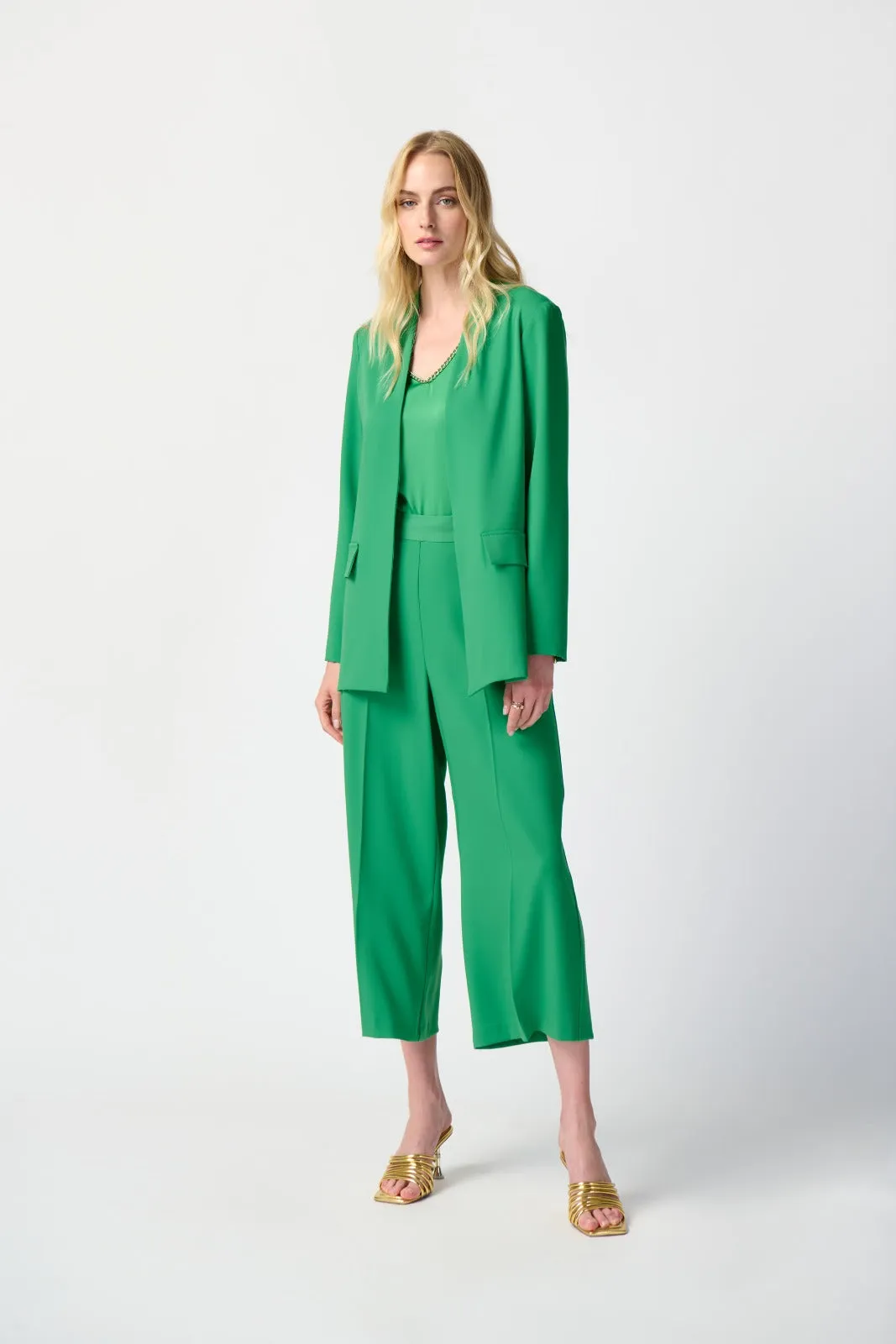 Joseph Ribkoff Island Green Straight Blazer Style 241148