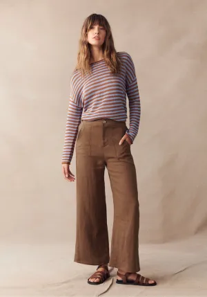 Jude Linen Pants - Chestnut