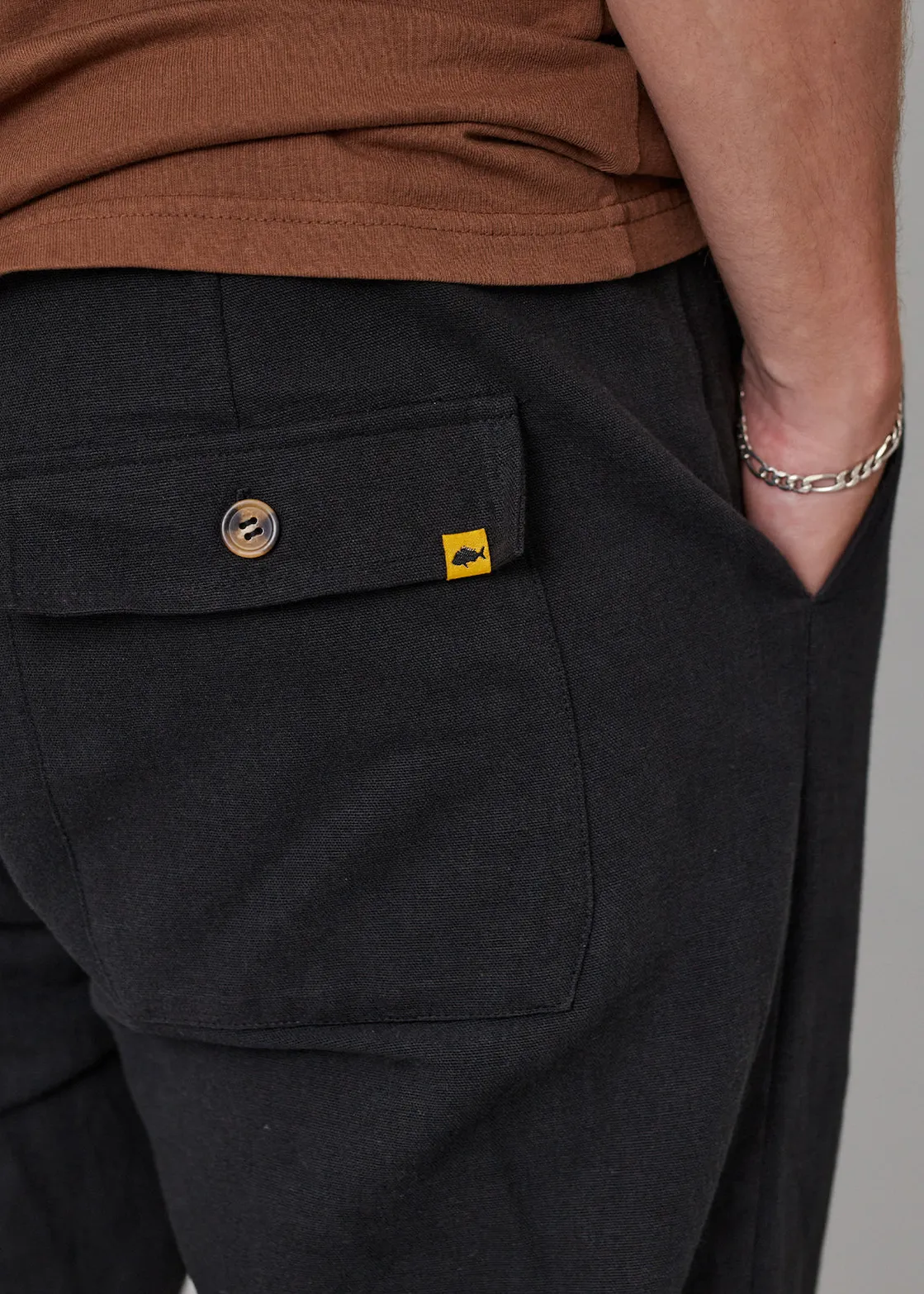 JUST ANOTHER FISHERMAN Dinghy Pants - Black