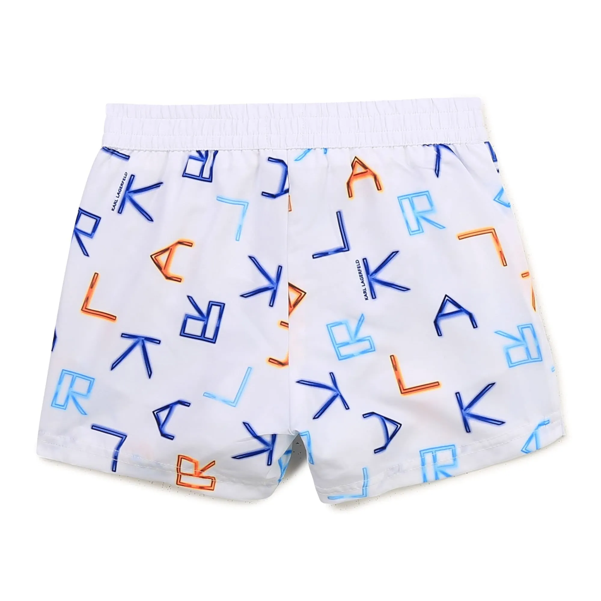 Karl Lagerfeld - All Over Logo Print Swimshorts