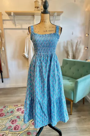 Kiara Smocked Midi Dress