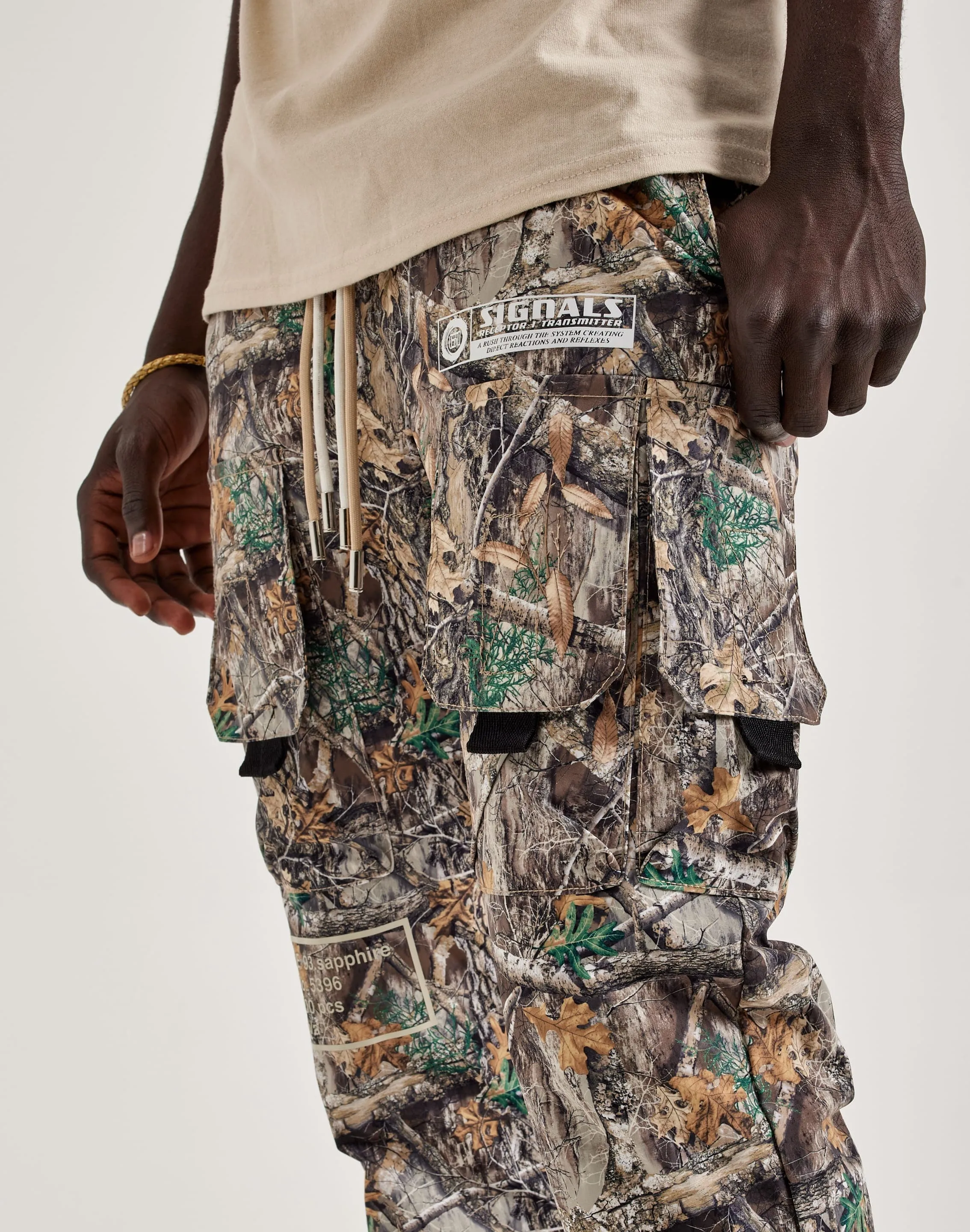 Kloud 9 Nylon Flare Cargo Pants