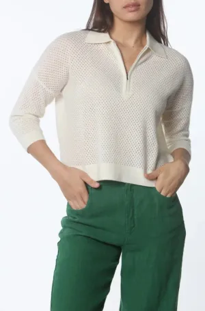 Kokun Mesh Zip Polo