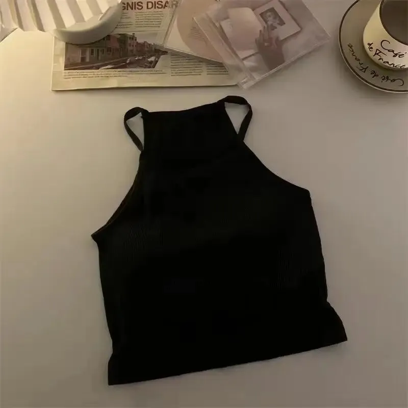 Korean Version Women’s Striped Tank Top