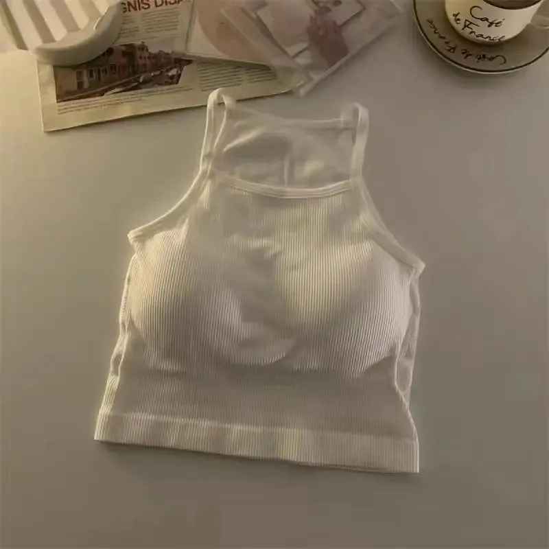 Korean Version Women’s Striped Tank Top