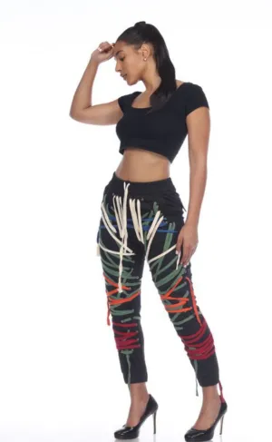 Lace Up Pants