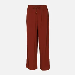 LADIES LINEN BLEND CASUAL PANTS