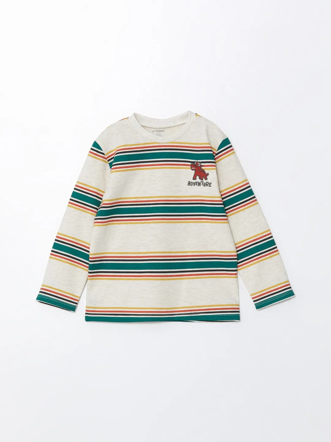 LCW baby

Melange Striped Crew Neck Long Sleeve Printed Baby Boy T-Shirt