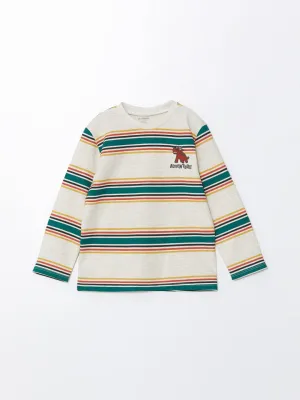 LCW baby

Melange Striped Crew Neck Long Sleeve Printed Baby Boy T-Shirt