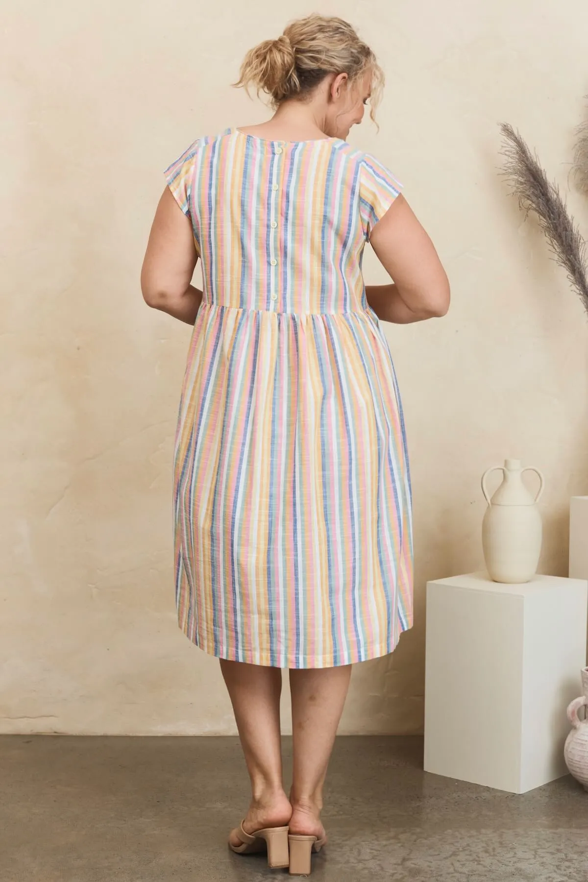 Lina Dress - Summer Stripe
