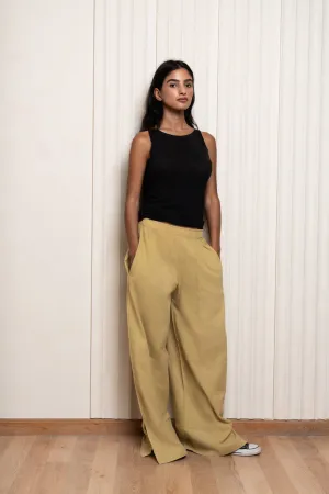 Linen Pants In Flax