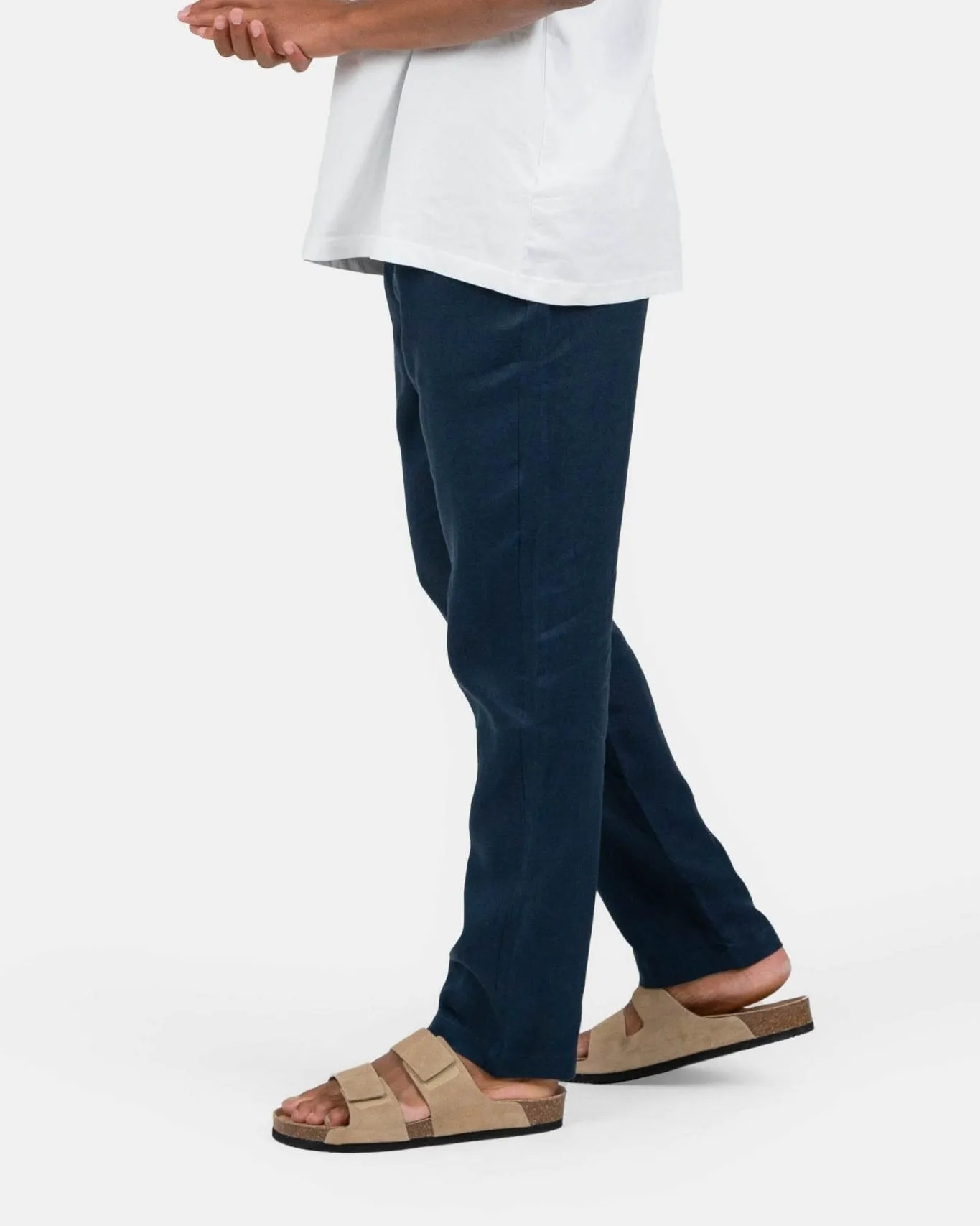 Linen Pants Navy