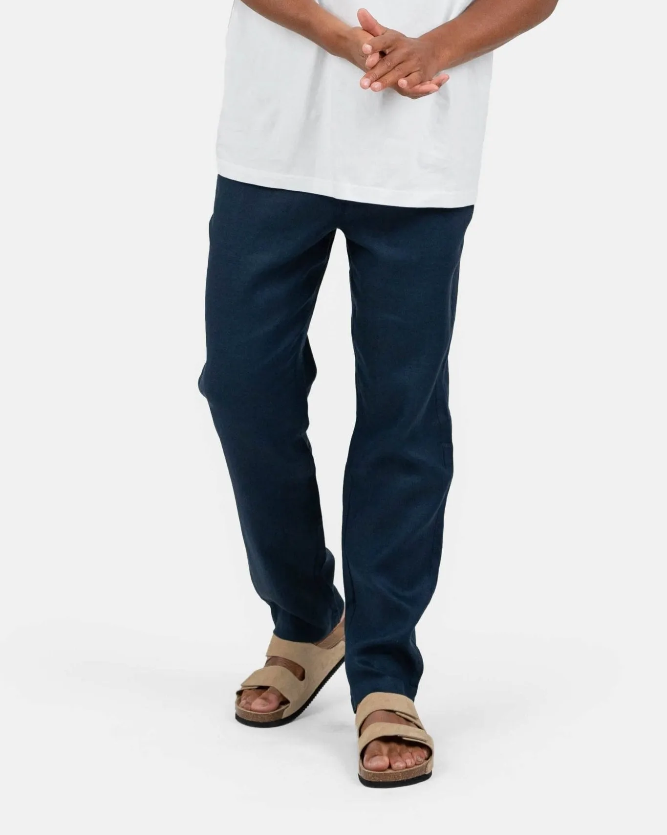 Linen Pants Navy