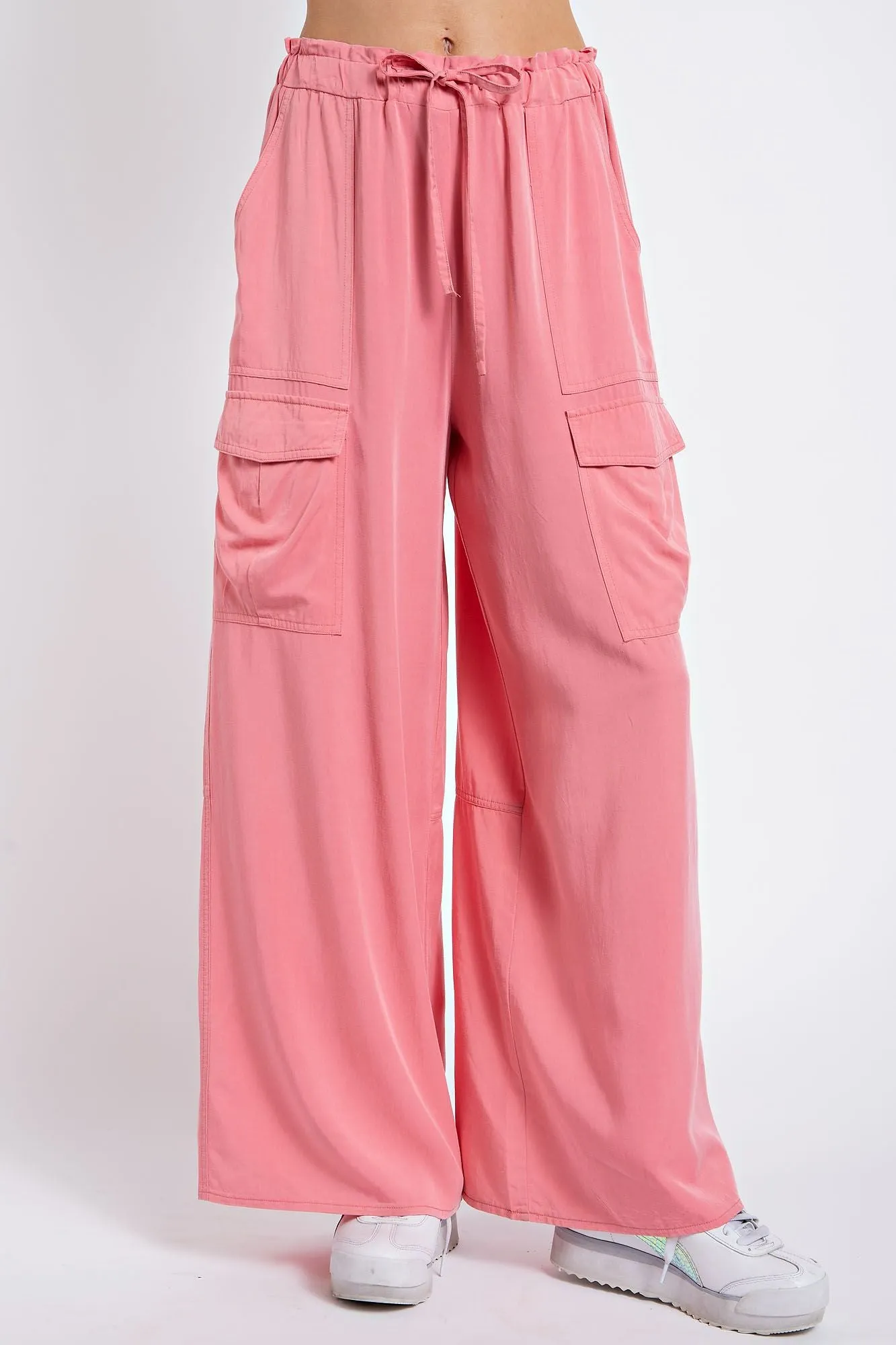 Lipstick Pink Cargo Pant