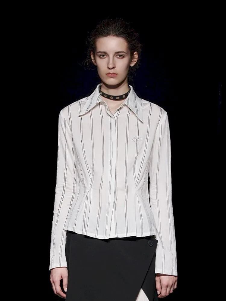 Long Sleeve Striped Shirt