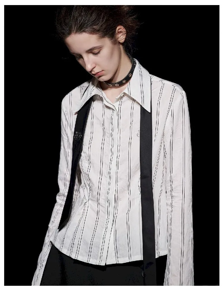 Long Sleeve Striped Shirt