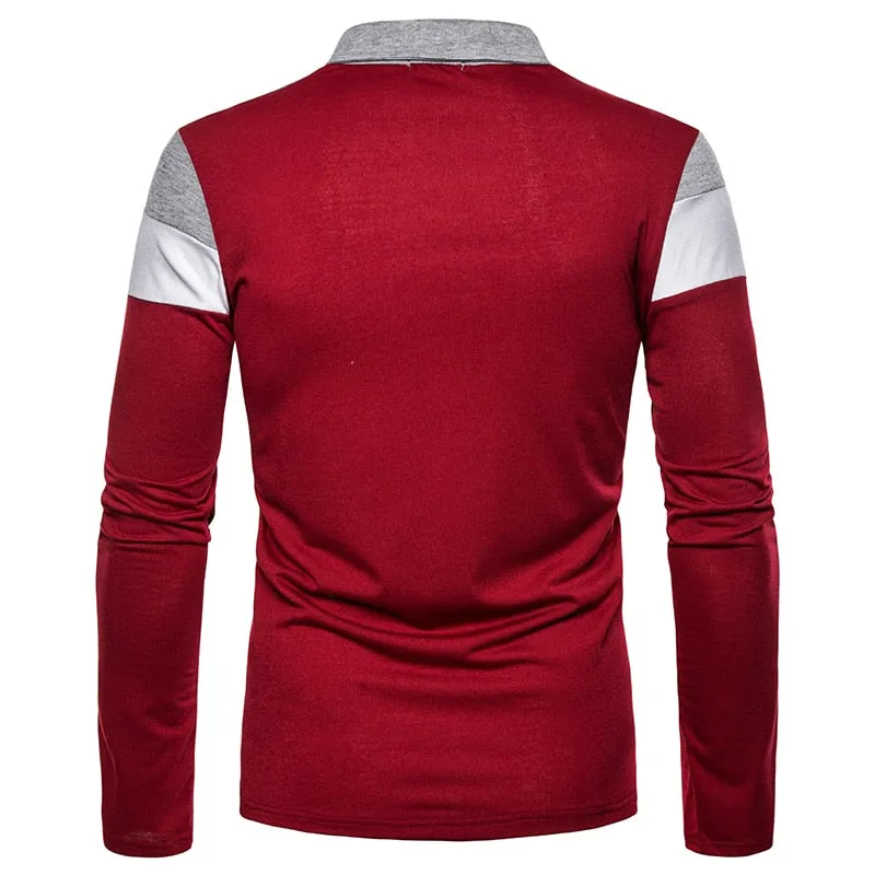 Long Sleeve Three Colour Casual Top