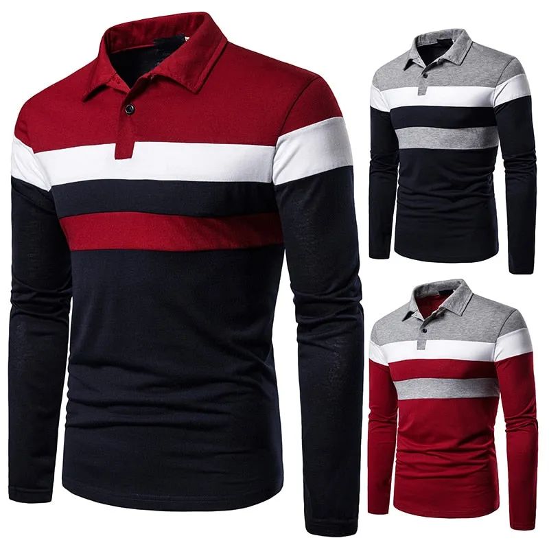 Long Sleeve Three Colour Casual Top