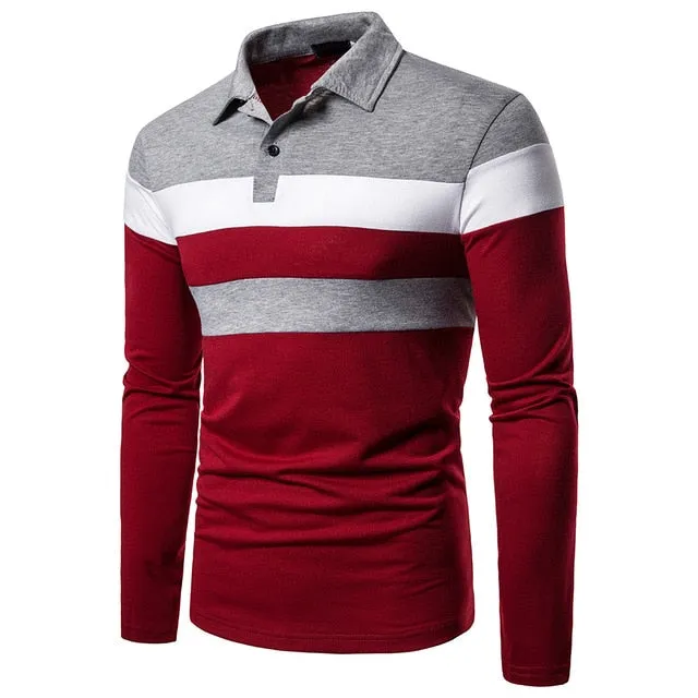 Long Sleeve Three Colour Casual Top