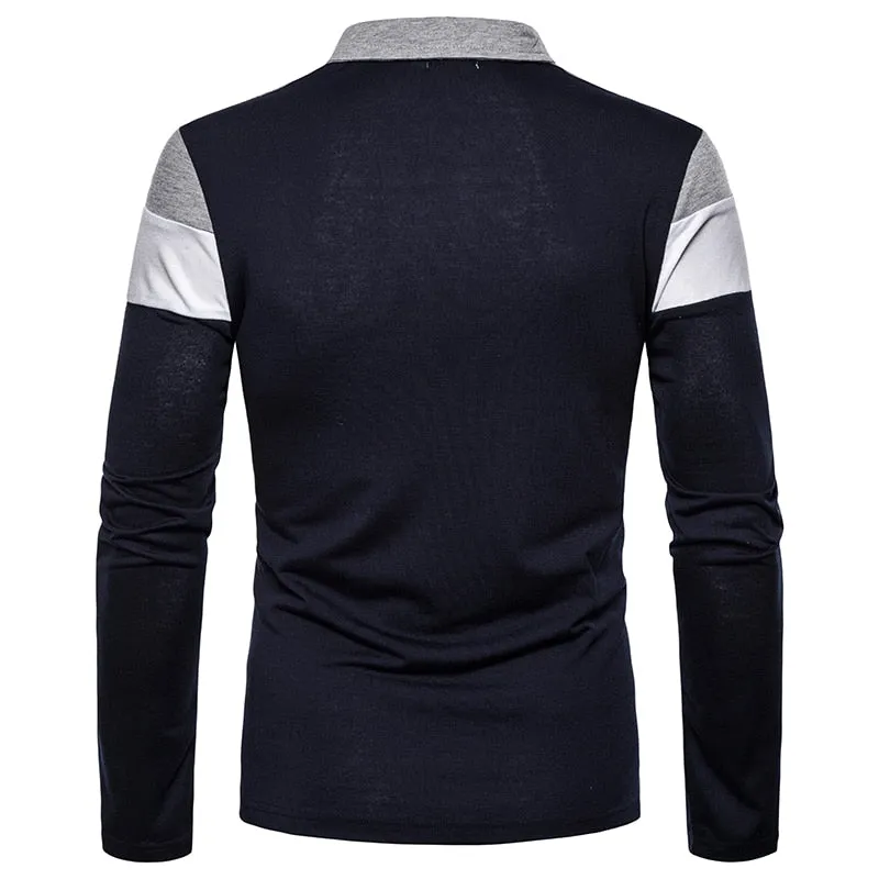 Long Sleeve Three Colour Casual Top