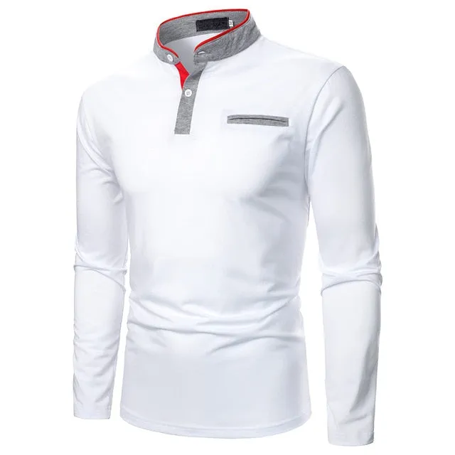 Long Sleeve Three Colour Casual Top