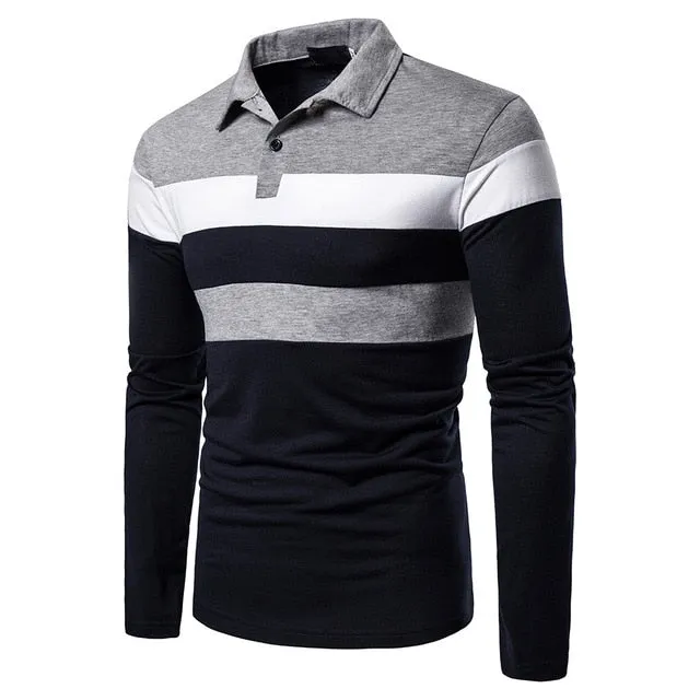 Long Sleeve Three Colour Casual Top