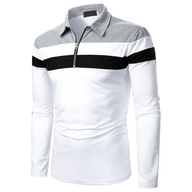 Long Sleeve Three Colour Casual Top